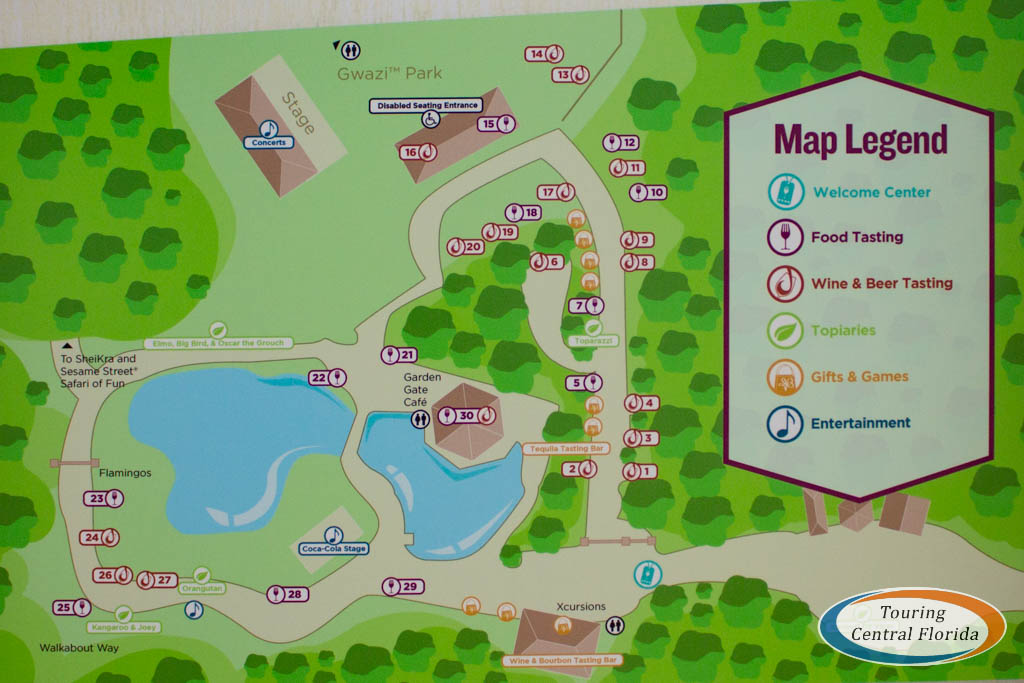 Busch Gardens Tampa Food Wine 2018 Festival Map Touring