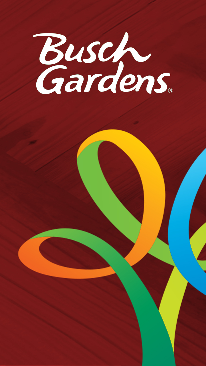 Busch Gardens Tampa Free Phone Wallpaper Logo Red Touring