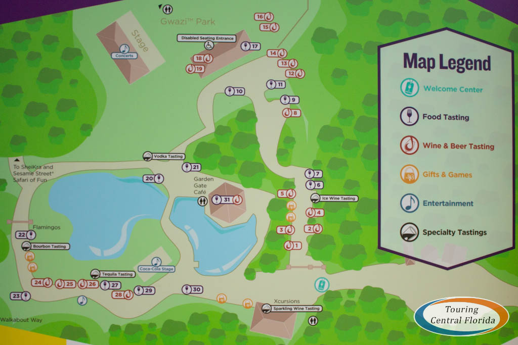 Busch Gardens Tampa Food Wine Festival 2019 Map Touring