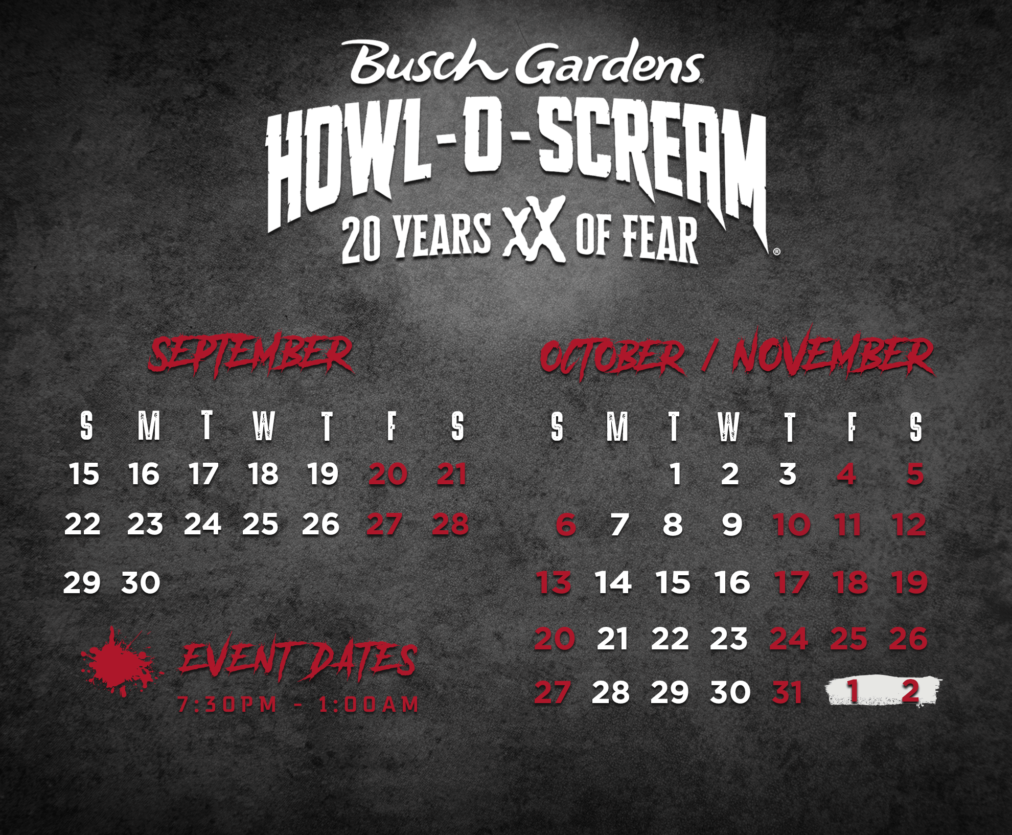 Preview Of Howl O Scream 2019 At Busch Gardens Touring Central