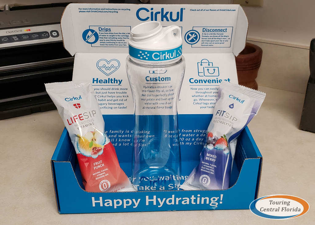 Review: Cirkul - Hydrating at the Theme Parks - Touring Central Florida