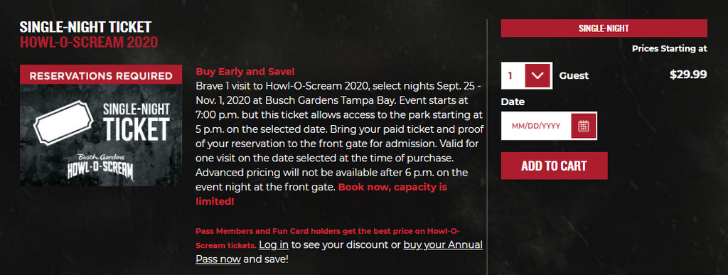 Busch Gardens offers $36.99 Howl-O-Scream tickets for a limited time